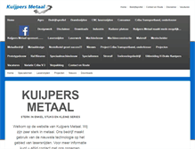 Tablet Screenshot of kuijpersmetaal.nl